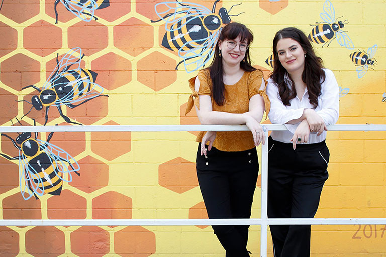 Katie Crump and Riley Dismore